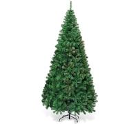 RELAX4LIFE Árbol de Navidad Artificial de 180cm con 650 Ramas, Árbol de Navidad con Hojas de PVC, Soporte de Metal y Almohadillas Antideslizantes, Arvore de Natal para Salón, Tienda, Oficina (180 cm)