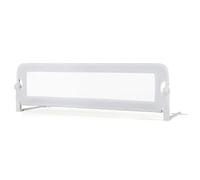 RELAX4LIFE Barrera Seguridad Niños Cama Plegable 105/120/150cm, Barandilla Cama Niño Abatible de Metal y Tela Oxford con Malla Transpirable para Camas Individuales y Dobles (Blanco, 150x40x42cm)