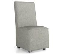 RELAX4LIFE Silla de relax tapizada, con ruedas de resistencia y funda extraíble, sillón de televisión con respaldo alto, soporta hasta 150 kg, silla de relax para salón, comedor, oficina