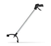 Relaxdays 10 alcanzadores de 88 cm negro,plata