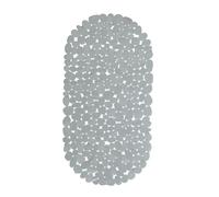 Relaxdays 10 alfombras bañera grises gris