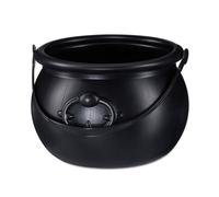 Relaxdays 10 calderos negros para disfraz de bruja negro