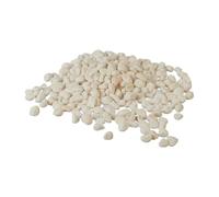 Relaxdays Piedras Decorativas 10 kg, Rocas Acuario, 5-15 mm, Gravilla Macetas, Jardín, Jardineras, Guijarros, Blanco