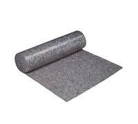 Relaxdays 10 Vellones de Pintor, Cubre Suelos, 1 m x 50 m = 50m², Antideslizante, Impermeable, 220g/m², Gris