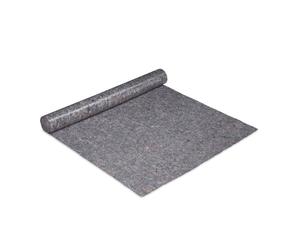 Relaxdays 10x Fieltros protectores 180 g/m² 1x25 m gris
