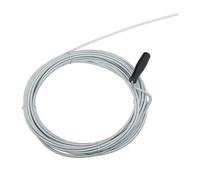 Relaxdays 2 desatascadores de tuberías 10 m negro,plata