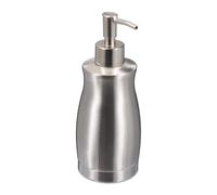 Relaxdays 2 dispensadores jabón inox 400ml plata plata