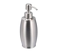 Relaxdays 2 dispensadores de jabón inox. 350 ml plata