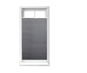 Relaxdays 2 estores plisados 90 x 210 cm gris gris