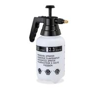 Relaxdays 2 pulverizadores agua presión blanco,negro