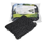 Relaxdays 2 Redes para Remolque, Elástica, Polietileno, 3x2 Metros, Negro