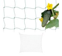 Relaxdays Set 2 Redes Plantas Trepadoras Invernadero, 180x360 cm, Malla Enrejado Pepinos, Tomates, Agujeros 10 cm, Verde, 180 x 360 cm