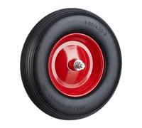 Relaxdays 2 ruedas carretilla 4.80 4.00-8 rojo,negro