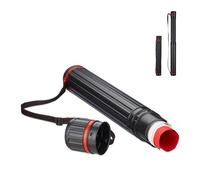 Relaxdays 2 x Portaplanos extensibles rojo,negro