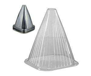 Relaxdays 20x Sombrero gris de cultivo gris