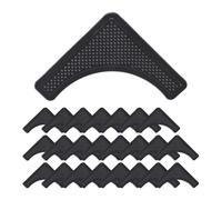 Relaxdays 24 pegatinas antideslizantes de tapete negro