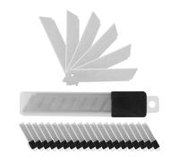 Relaxdays 2400 cuchillas para cúter de 18 mm plata