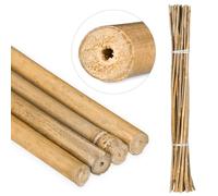 Relaxdays 250 varillas de bambú de 105 cm marrón claro
