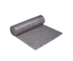 Relaxdays 2x Malerfolie 200 g/m² 1 x 50 m gris