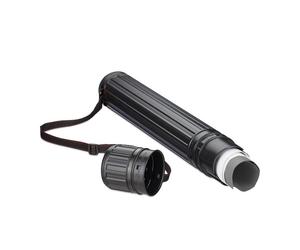 Relaxdays 2x rollo de póster extensible negro