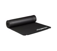 Relaxdays 4 esterillas yoga 1 cm grosor negro blanco,negro