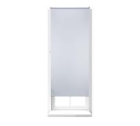 Relaxdays 4 estores opacos blancos de 90x210 cm blanco,plata