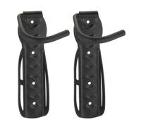 Relaxdays 4 Soportes de bicicleta para pared negro