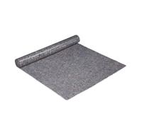 Relaxdays 4 x Fieltros protectores 180 g/m² 1x25 m gris