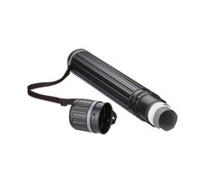 Relaxdays 4x Rollo extensible para póster negro,gris