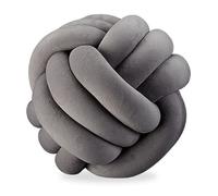 Relaxdays 5 cojines nudo gris oscuro antracita