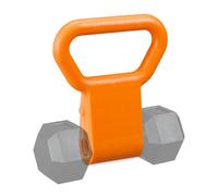 Relaxdays Adaptador para mancuernas naranja