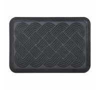 Relaxdays Alfombra Polipropileno Trenzada, Gris