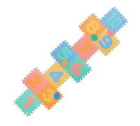 Relaxdays Alfombra Puzle Niños Rayuela, Colchoneta Juegos 25 Piezas, Suelo Gateo sin Tóxicos, Lavable, Goma, Multicolor