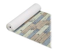 Relaxdays Alfombrilla Bañeras y Duchas, Cortar a Medida, Baño, Esterilla Antideslizante, 65 x 300 cm, Marrón/Verde/Gris
