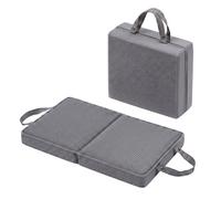 Relaxdays Almohadilla rodillas plegable gris