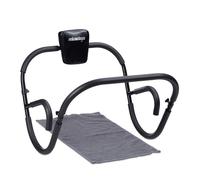 Relaxdays Aparato para hacer abdominales en casa negro