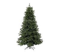 Relaxdays Árbol Navidad Artificial Abeto Nordmann Realista Base Metálica Puntas PVC 150 cm Verde