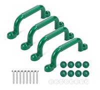 Relaxdays Asas para Estructura de Escalada, 4 Unidades, hasta 100 kg, Torre de Juego y Cama Alta, Accesorios, plástico, Color Verde