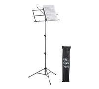 Relaxdays Atril de Música, Soporte Prartituras, Plegable, 140x53x49 cm, Extensible, Metal, Guitarra, Violín, Canto, Gris, Hierro