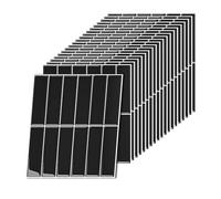 Relaxdays Azulejos Adhesivos 20 Unidades 30x30 cm, baño y Cocina, autoadhesivos 3D recortables, Negro