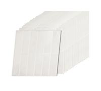 Relaxdays Azulejos adhesivos 30x30 alarg. blanco