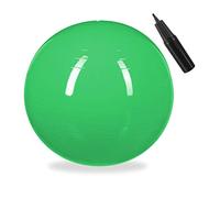 Relaxdays Balón para Ejercicios de Fitness, Pelota de Pilates, Equilibrio, con Bomba de Aire, Ø 85 cm, 1 Ud., Verde