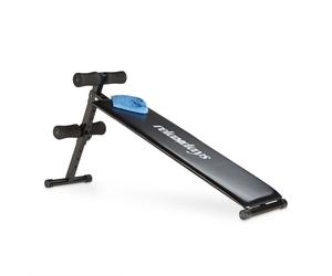 Relaxdays Banco abdominales blanco,negro
