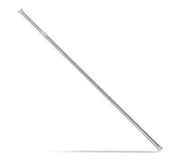 Relaxdays Barra cortina extensible plata,gris
