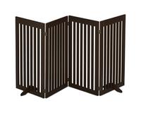 Relaxdays Barrera seguridad perros marrón 92 cm marrón oscuro