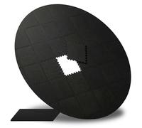 Relaxdays Base de espuma para piscina negro