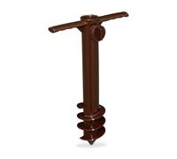 Relaxdays Base marrón para la sombrilla marrón