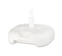 Relaxdays Base sombrilla rellenable de plástico gris