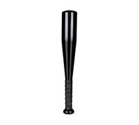 Relaxdays Bate de Béisbol, 18", Palo Sóftbol, Baseball y Softball, Aluminio, Ligero, Antideslizante, Negro