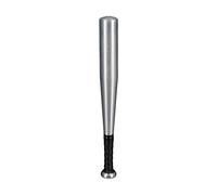 Relaxdays Bate de Béisbol, Aluminio, 18", Palo Sóftbol, Baseball y Softball, Aluminio, Ligero, Antideslizante, Plateado